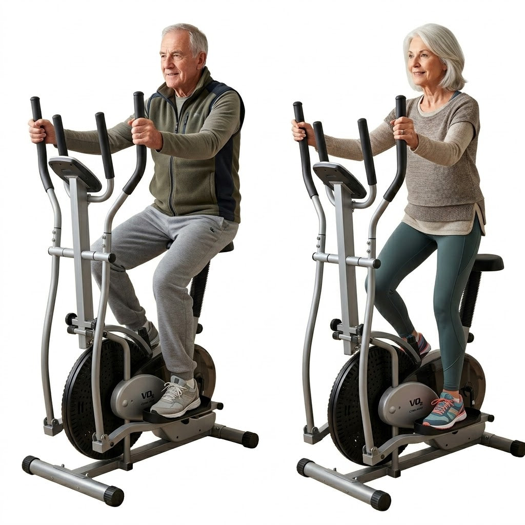 אליפטיקל VO2 שקוף עם כסא ORBITRAC ULTIMATE – תמונה 2