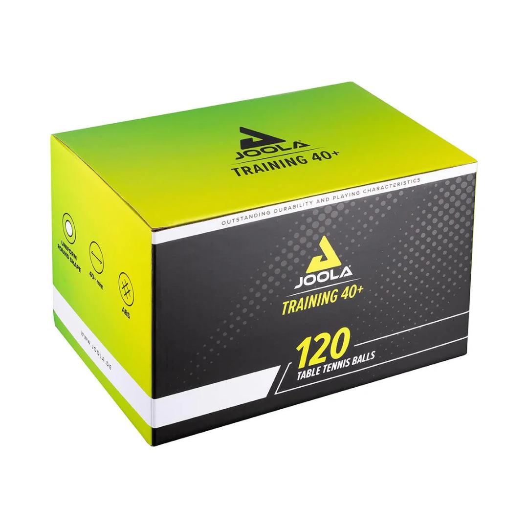 מארז 120 כדורי טנ"ש (לבן/כתום) JOOLA Table Tennis Ball Training 40+