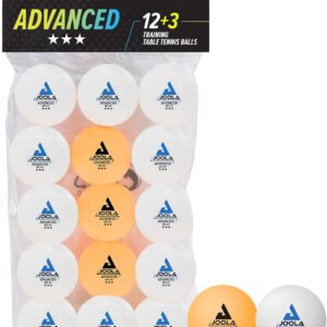 15 כדורי טנ״ש 3 כוכבים - JOOLA Training Advanced 3 Star Table Tennis Balls 40+