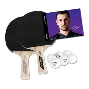 BUTTERFLY TIMO BOLL SET סט 2 מחבטים ו- 6 כדורים טנ"ש בטרפליי