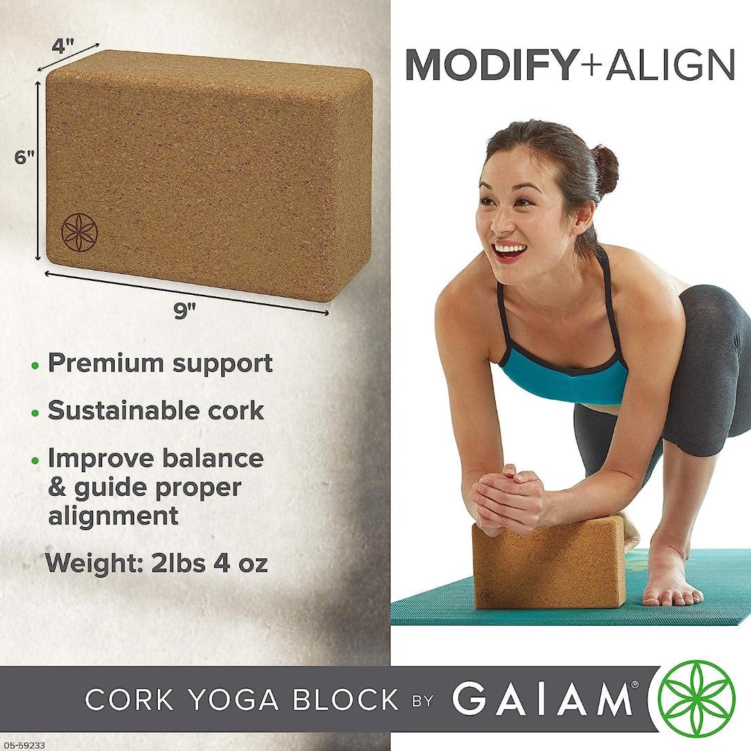 בלוק יוגה – 100% שעם טבעי Performance Natural Cork Block – תמונה 5