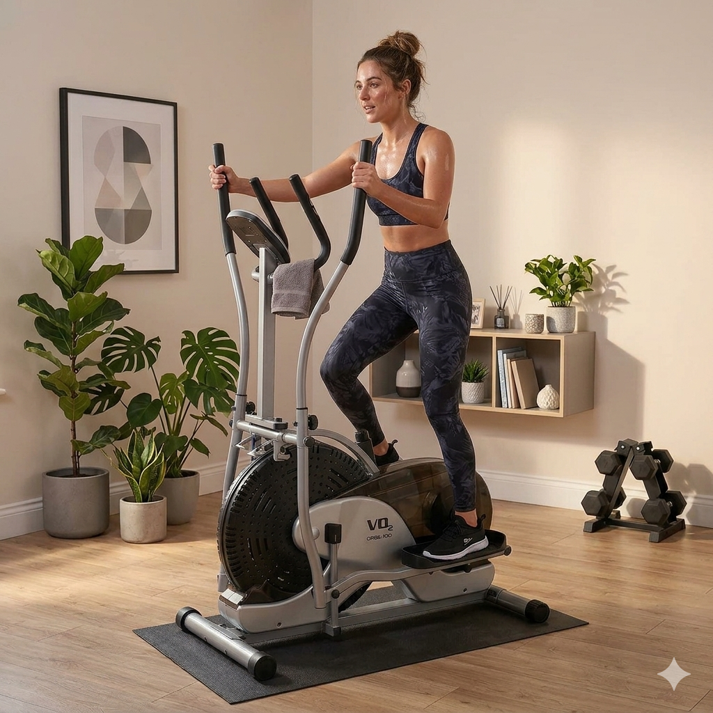 אליפטיקל VO2 שקוף כסוף ORBITRAC ULTIMATE – תמונה 2