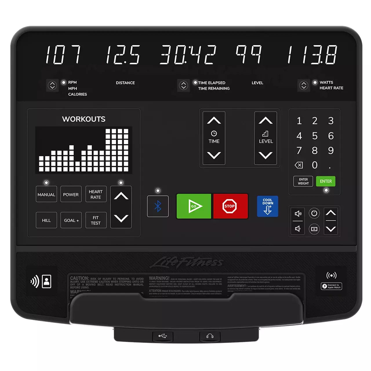 Aspire Lifecycle Upright Exercise Bike – תמונה 2