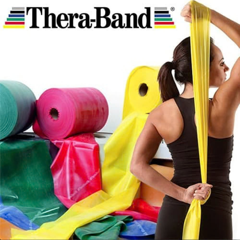 גליל גומייה טרה בנד 5.5 מטר THERABAND Dispenser Pack – תמונה 8