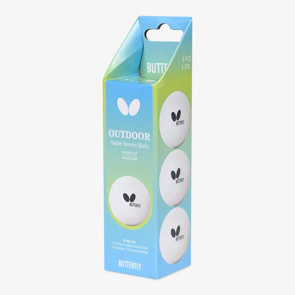 כדורי טנ"ש לתנאי חוץ (3 יח׳) - butterfly Outdoor Balls