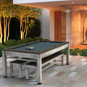 Riley שולחן Neptune Outdoor ביליארד דגם פול 7 פיט פלטת סלייט לשימוש חיצוני