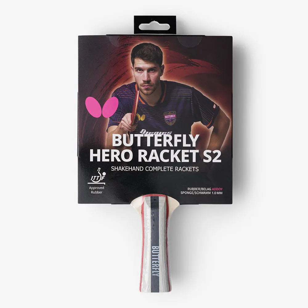 מחבט טנ"ש בטרפליי Butterfly HERO Racket - S2 Franziska – תמונה 2