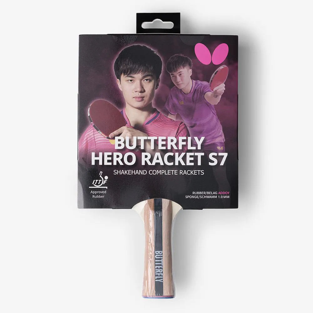 מחבט טנ"ש בטרפליי Butterfly HERO Racket - S7 Lin Yun-Ju – תמונה 2