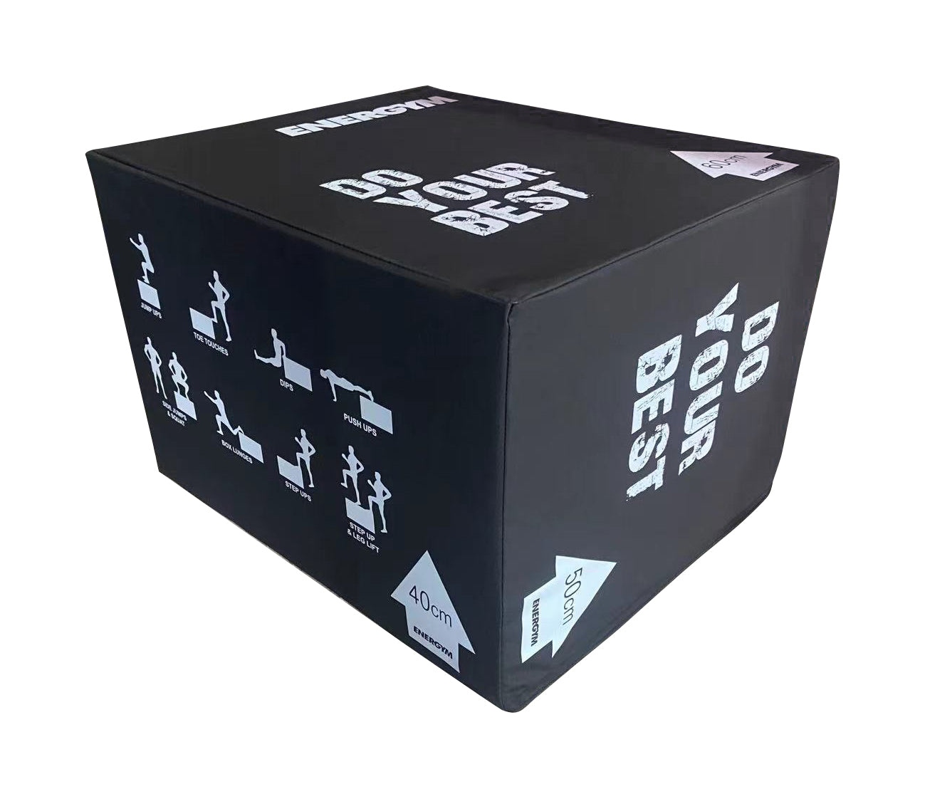 קופסה פליאומטרית רכה 40/50/60 ס"מ (מורכבת) Soft Multi Function Plyometric box