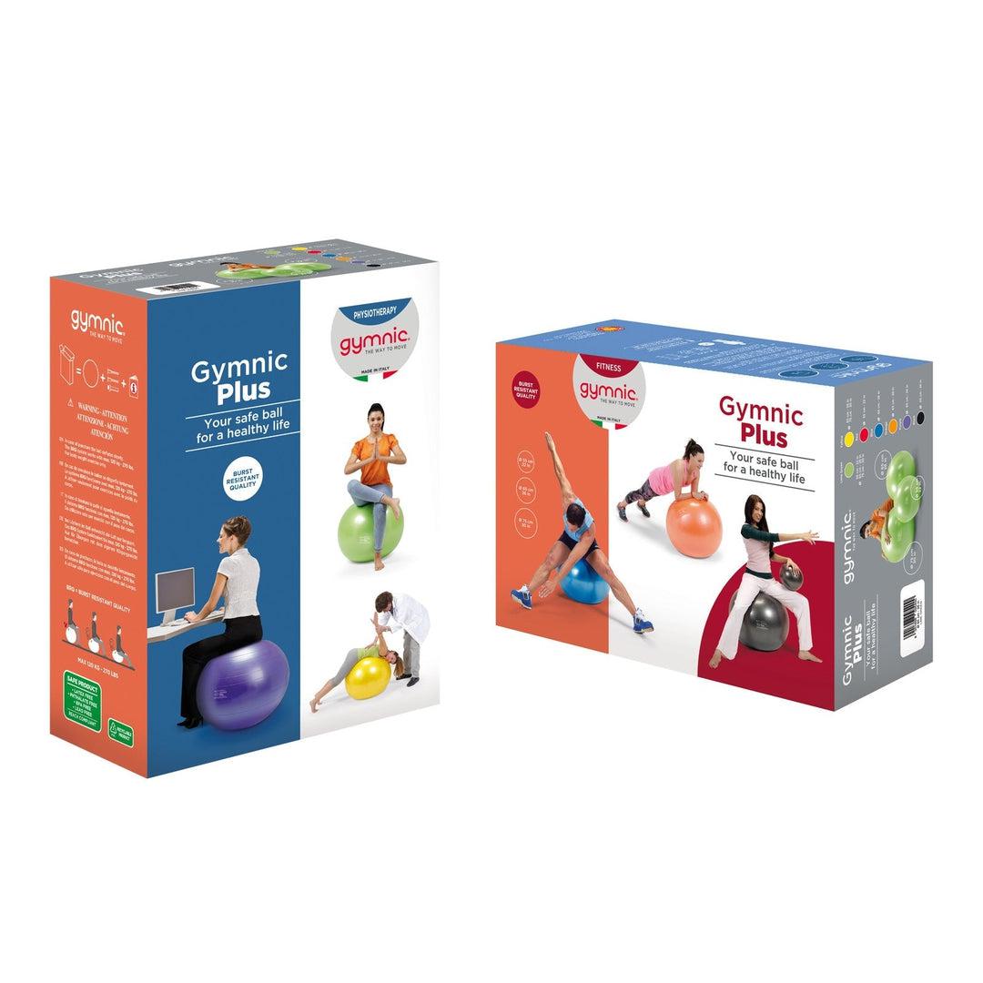 כדור פיזיו שחור 65 ס"מ Gymnic Plus BRQ – תמונה 7