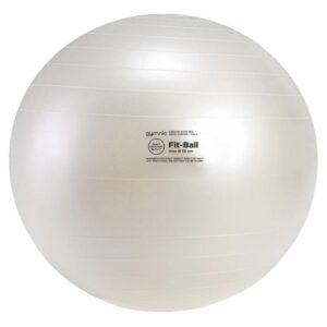 כדור פיזיו לבן פנינה במגוון גדלים Gymnic Fit-Ball BRQ