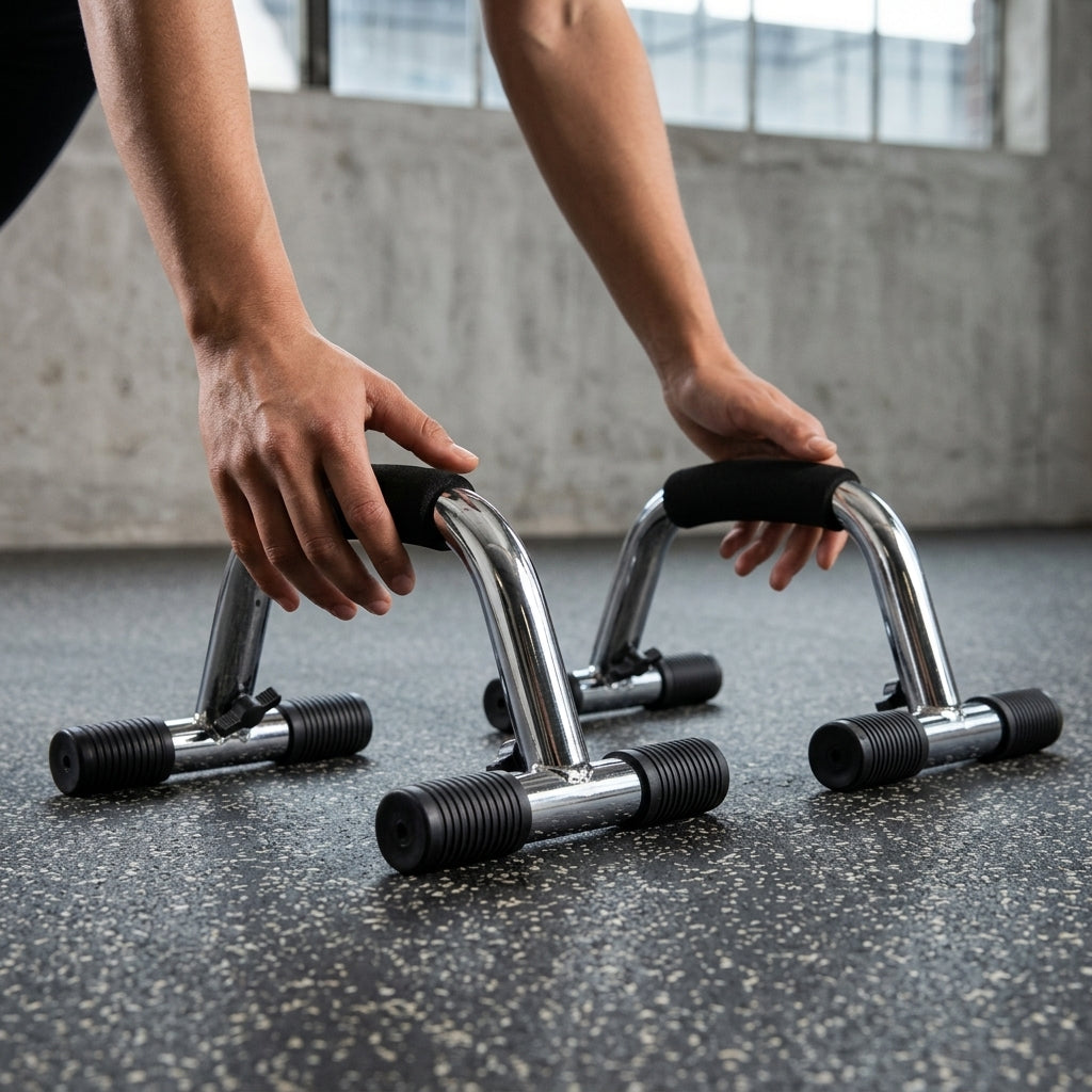 זוג ידיות לשכיבות סמיכה Steel Push-Up Bar – תמונה 3