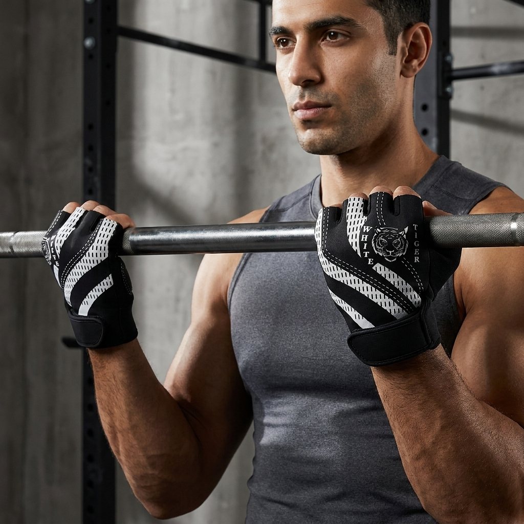 כפפות כושר מנדפות זיעה gym gloves – תמונה 2