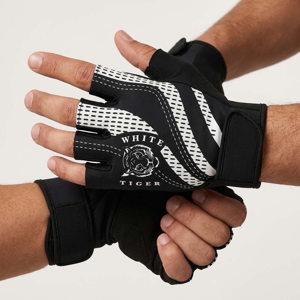 כפפות כושר מנדפות זיעה gym gloves – תמונה 3