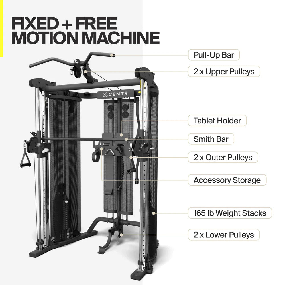 קרוס אובר בשילוב סמית' משין SF6 Smith Functional Trainer – תמונה 2