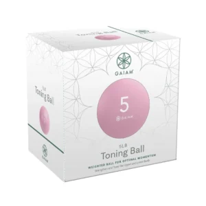 כדור משקל רך ורוד 2.27 ק"ג - Gaiam Toning Ball